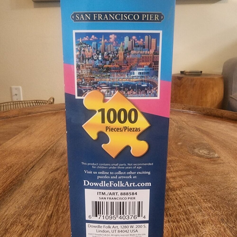 Dowdle San Francisco Pier 1000 Piece Puzzle - New & Sealed - Picture 4 of 4